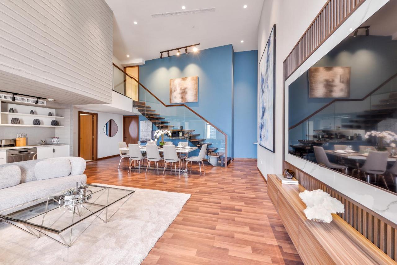 דובאי Ultra Luxury Jbr Duplex Penthouse - Free 5 Star Beach Access מראה חיצוני תמונה