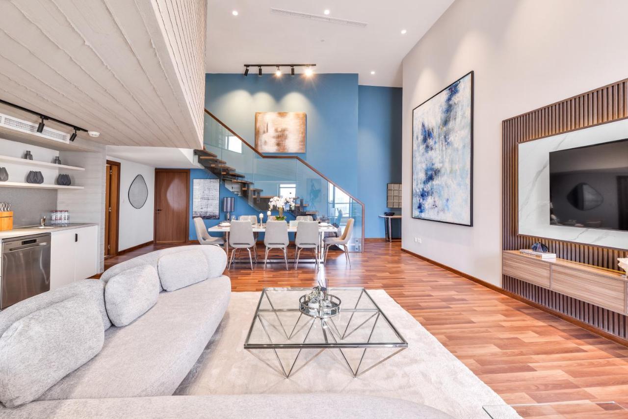 דובאי Ultra Luxury Jbr Duplex Penthouse - Free 5 Star Beach Access מראה חיצוני תמונה